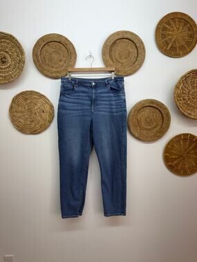 AE American Eagle Mom Jean Plus Size 18L 18 LONG